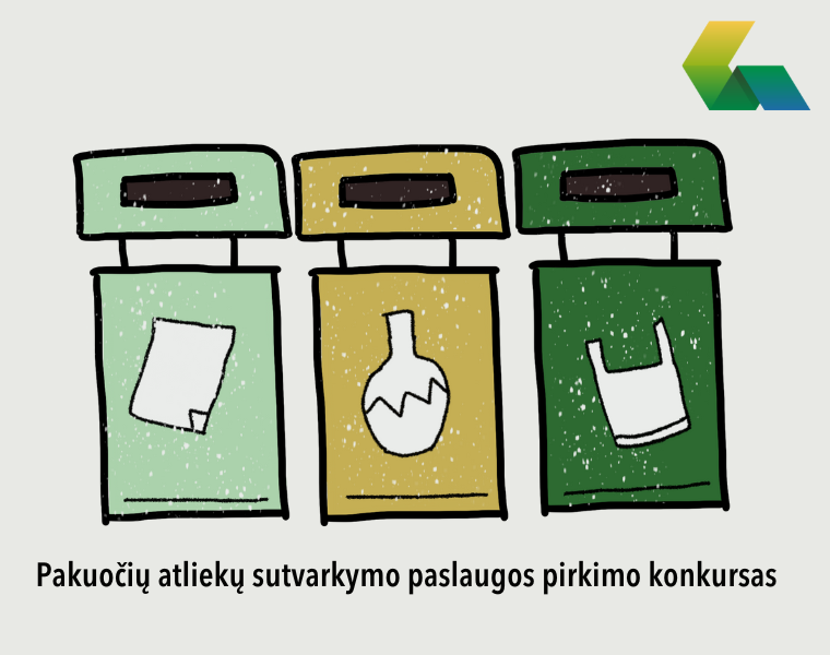 Pakuočių atliekų sutvarkymo paslaugos pirkimo konkursas 2023 m.