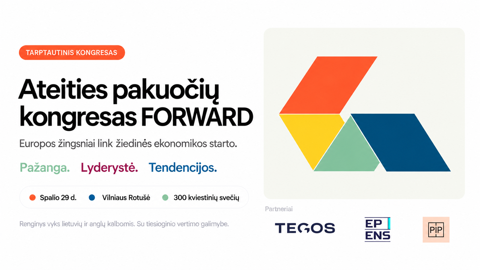 Pirmasis „Gamtos ateities“ FORWARD kongresas suburs pakuočių mokslo, inovacijų ir verslo ekspertus